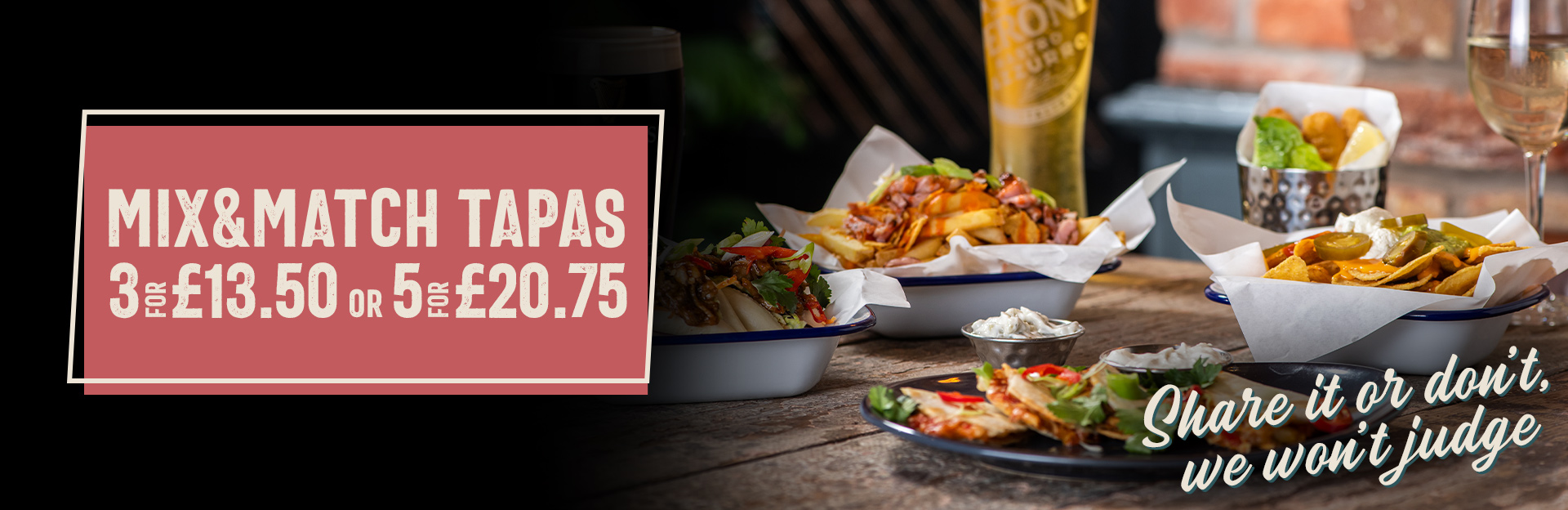 Mix & Match Tapas at The Trocadero
